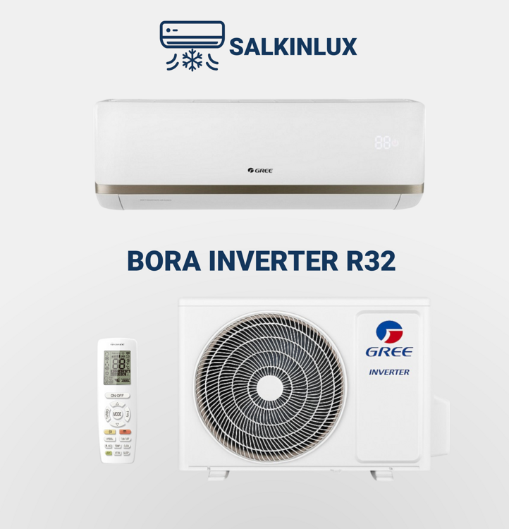 Кондиционер GREE BORA Inverter R32 24, инверторный, 70 м²